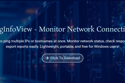 Is PingInfoView Free and Lightweight to Use