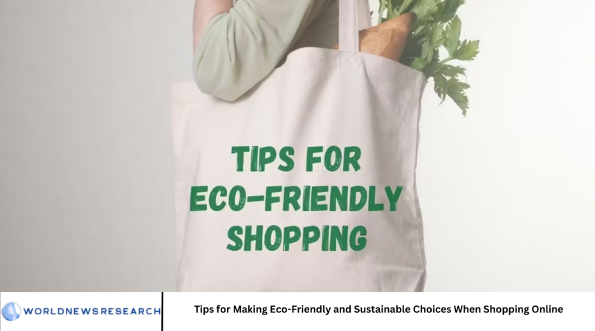 Tips for Making Eco-Friendly and Sustainable Choices When Shopping Online